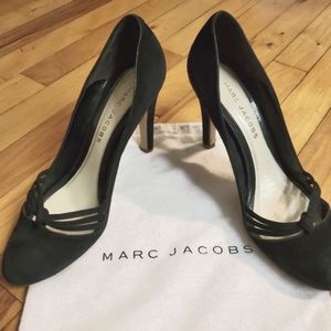 Marc Jacobs Suede 4" Pump, Black, EU 39